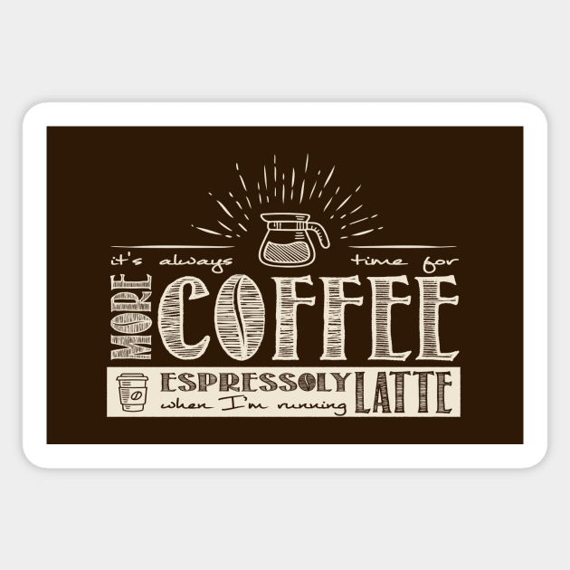 More Coffee 2 Sticker by BignellArt